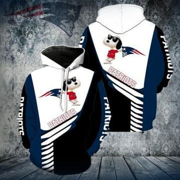 New England Patriots 3D All Over Print Hoodie, Zip Hoodie