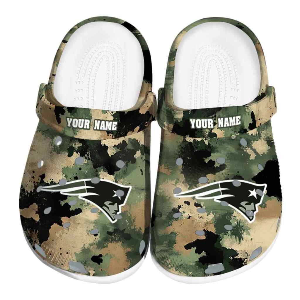 New England Patriots Camouflage Craze ClogTVC1801956