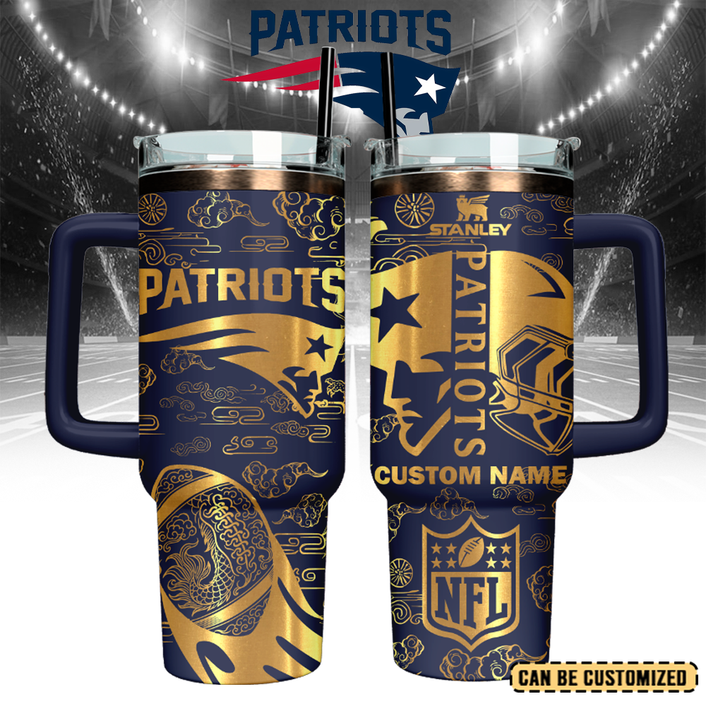 New England Patriots Custom Stanley Cup 40 oz 30 oz Tumbler With HandleTVC2301107