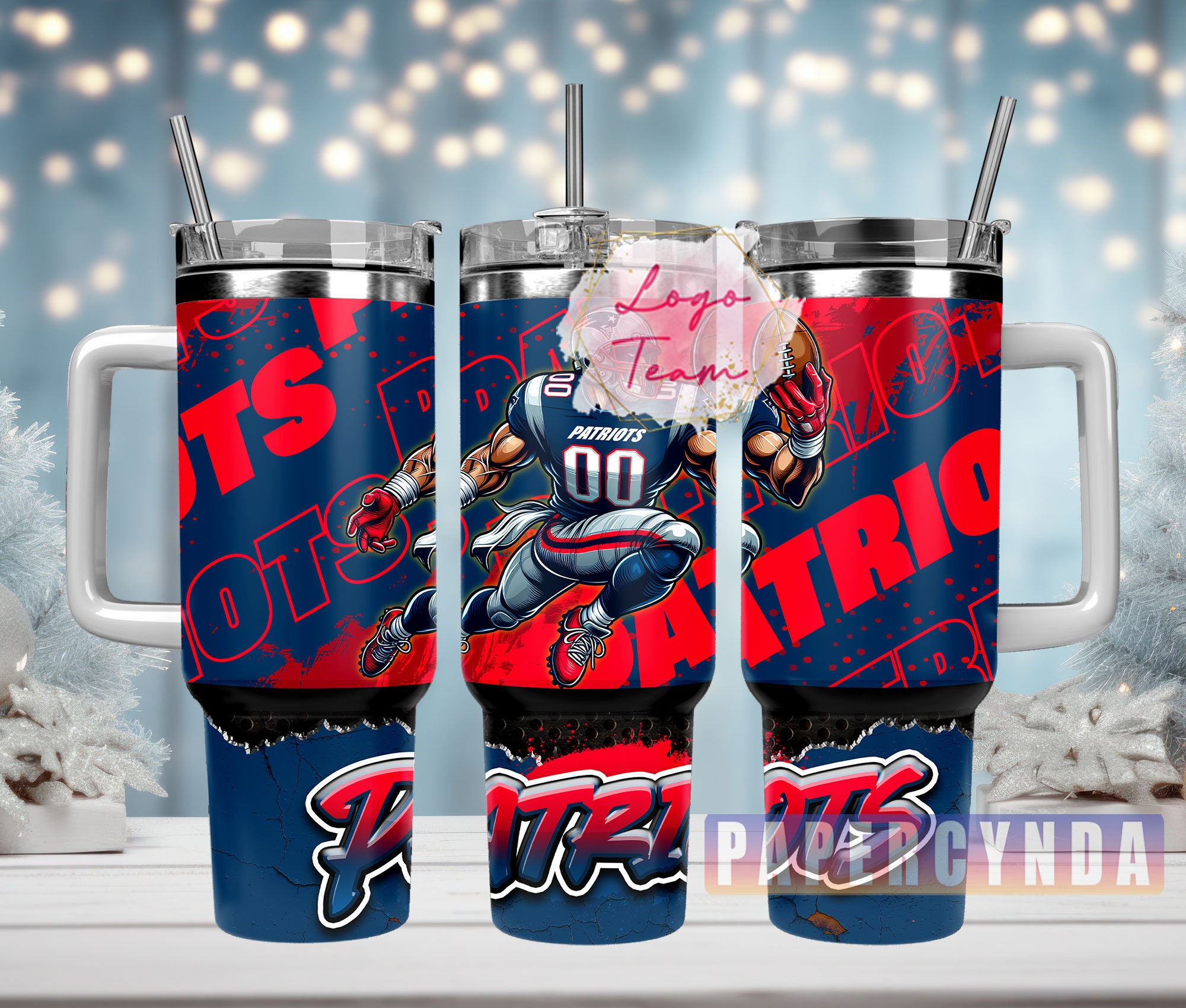New England Patriots Custom Stanley Cup 40 oz 30 oz Tumbler With HandleTVC2301833