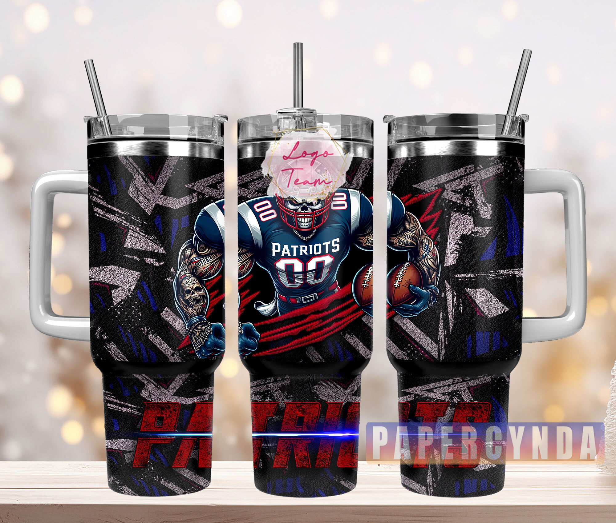 New England Patriots Custom Stanley Cup 40 oz 30 oz Tumbler With HandleTVC2301839