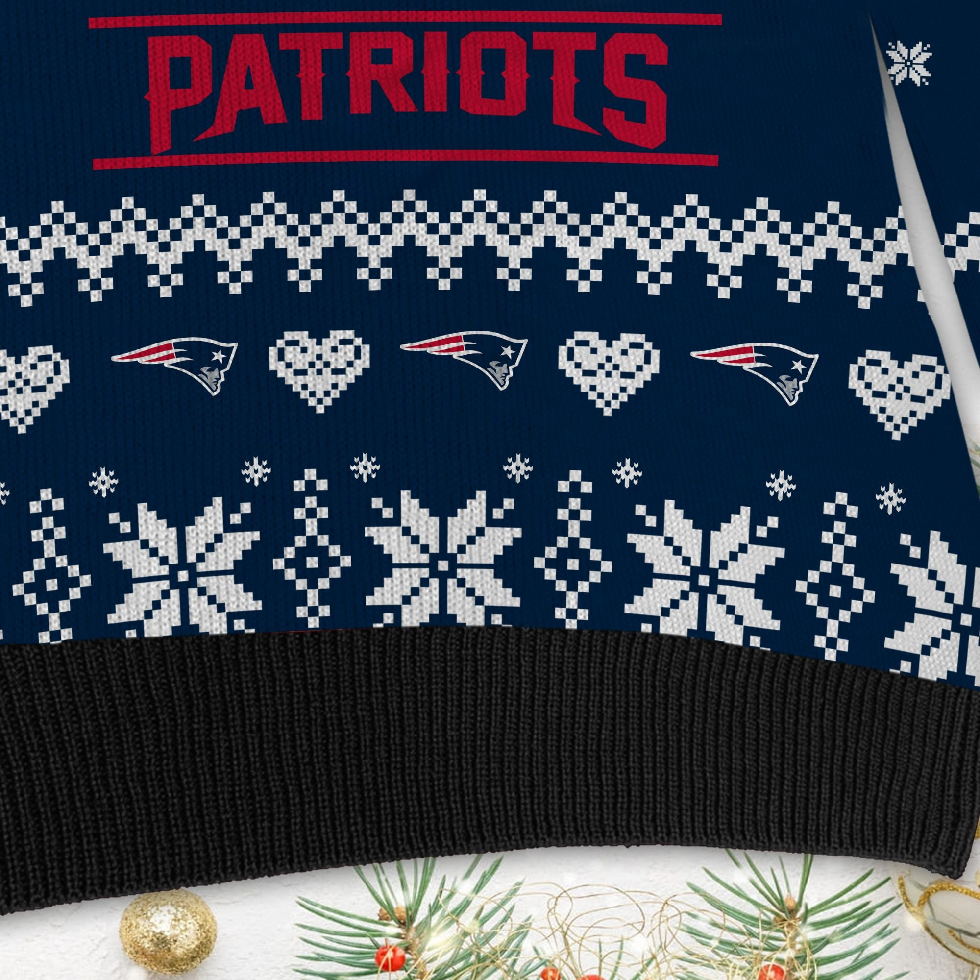 New England Patriots Cute The Snoopy Show Football Helmet 3D Ugly Christmas Sweater Adult 3D Funny Matching for family - Image 5