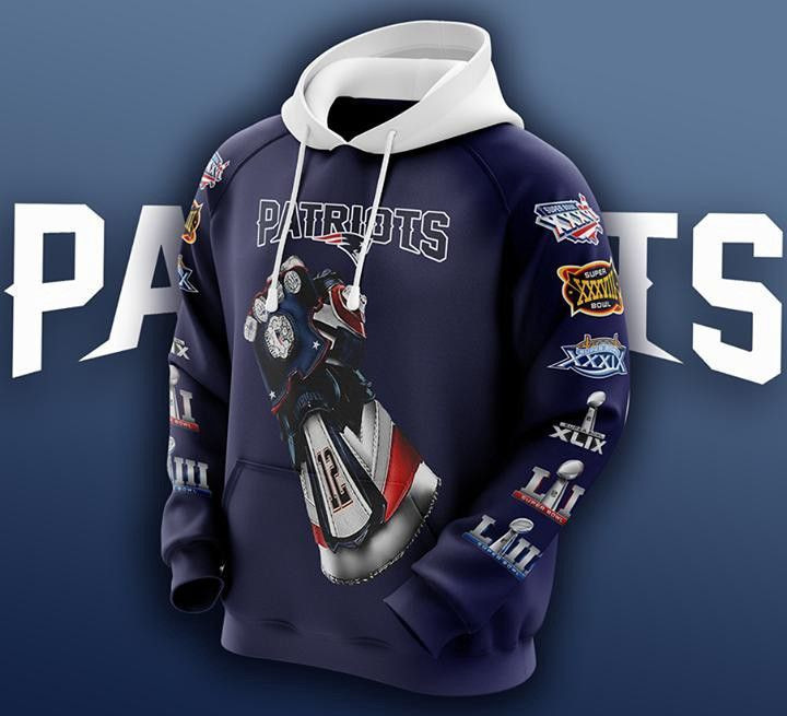 New England Patriots Infinity Gauntlet Tom Brady 12 3D All Over Print Hoodie, Zip Hoodie