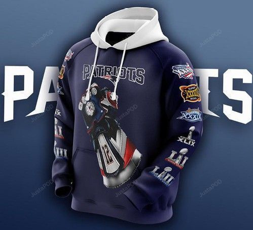 New England Patriots Infinity Gauntlet Tom Brady 12 3D All Over Print Hoodie, Zip Hoodie