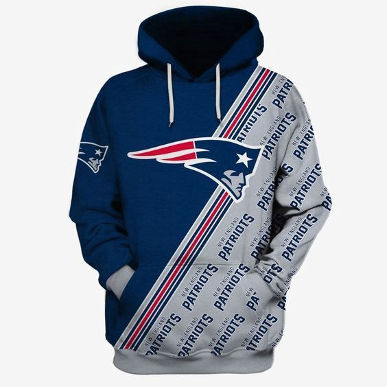 New England Patriots Ncaa Football Many Logo 3D All Over Print Hoodie, Zip Hoodie
