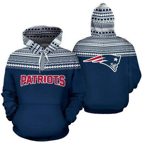 New England Patriots Ncaa Football Maori Tattoo Light Blue 3D All Over Print Hoodie, Zip Hoodie