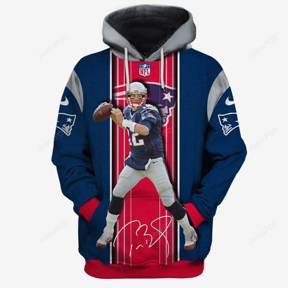 New England Patriots Ncaa Football Tom Brady 3D All Over Print Hoodie, Zip Hoodie