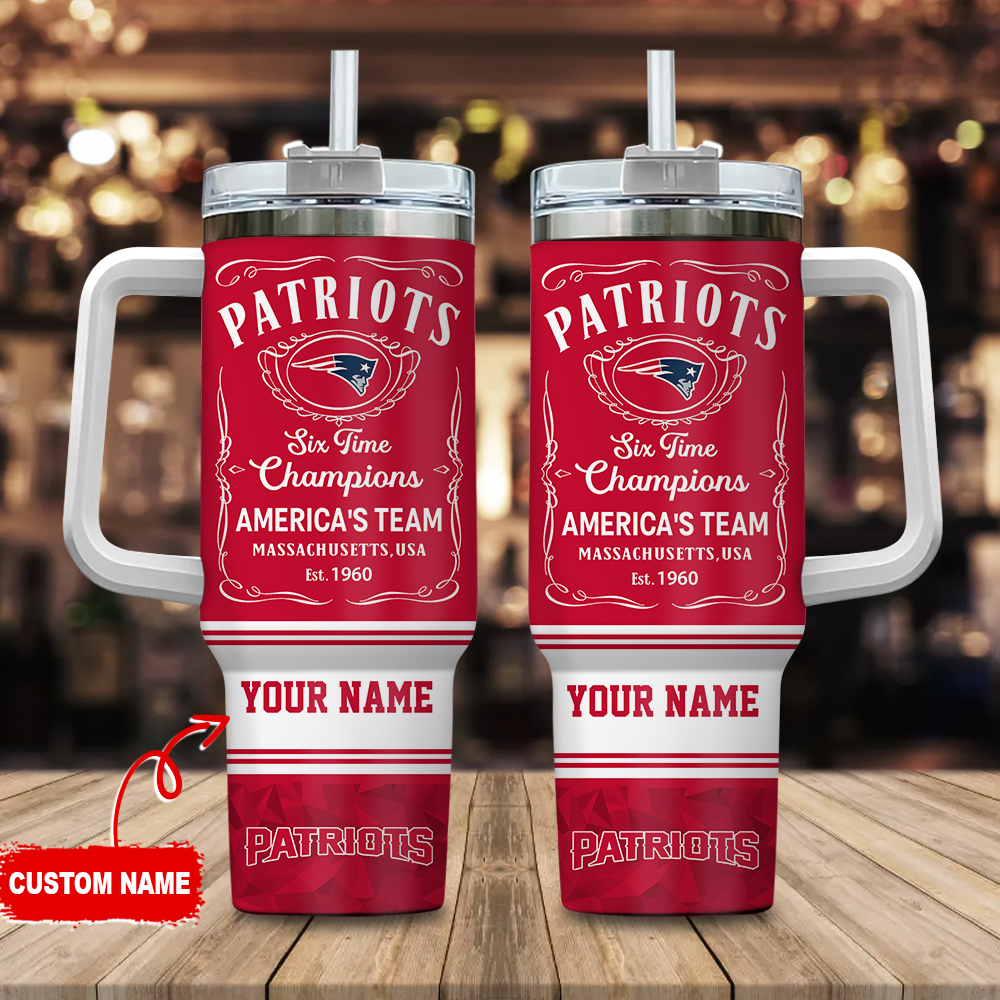 New England Patriots NFL Custom Stanley Cup 40 oz 30 oz Tumbler With HandleTVC2301120