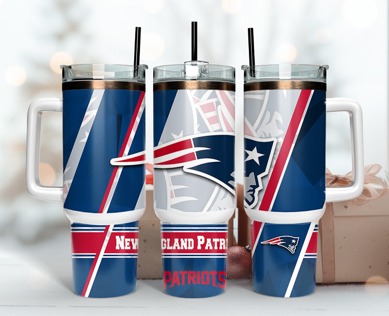 New England Patriots NFL Custom Stanley Cup 40 oz 30 oz Tumbler With HandleTVC2301140