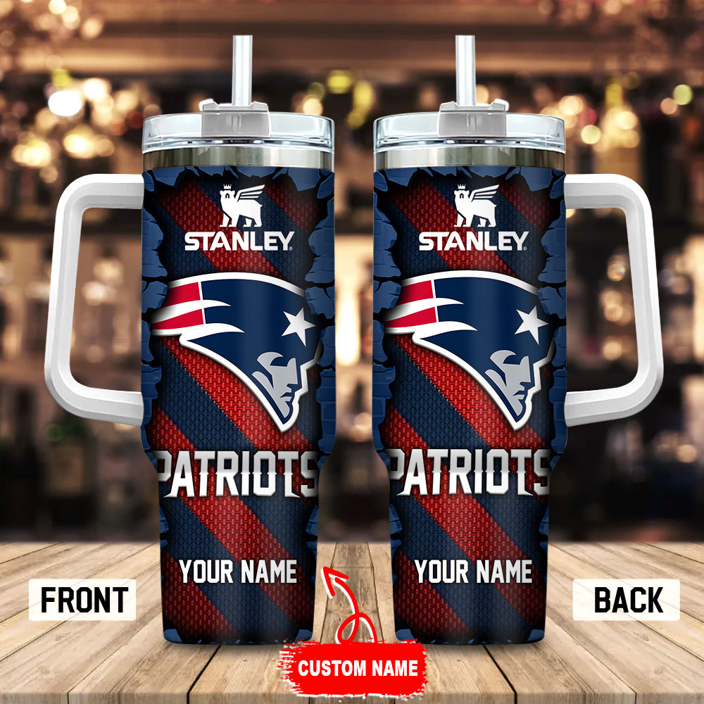 New England Patriots NFL Custom Stanley Cup 40 oz 30 oz Tumbler With HandleTVC230156