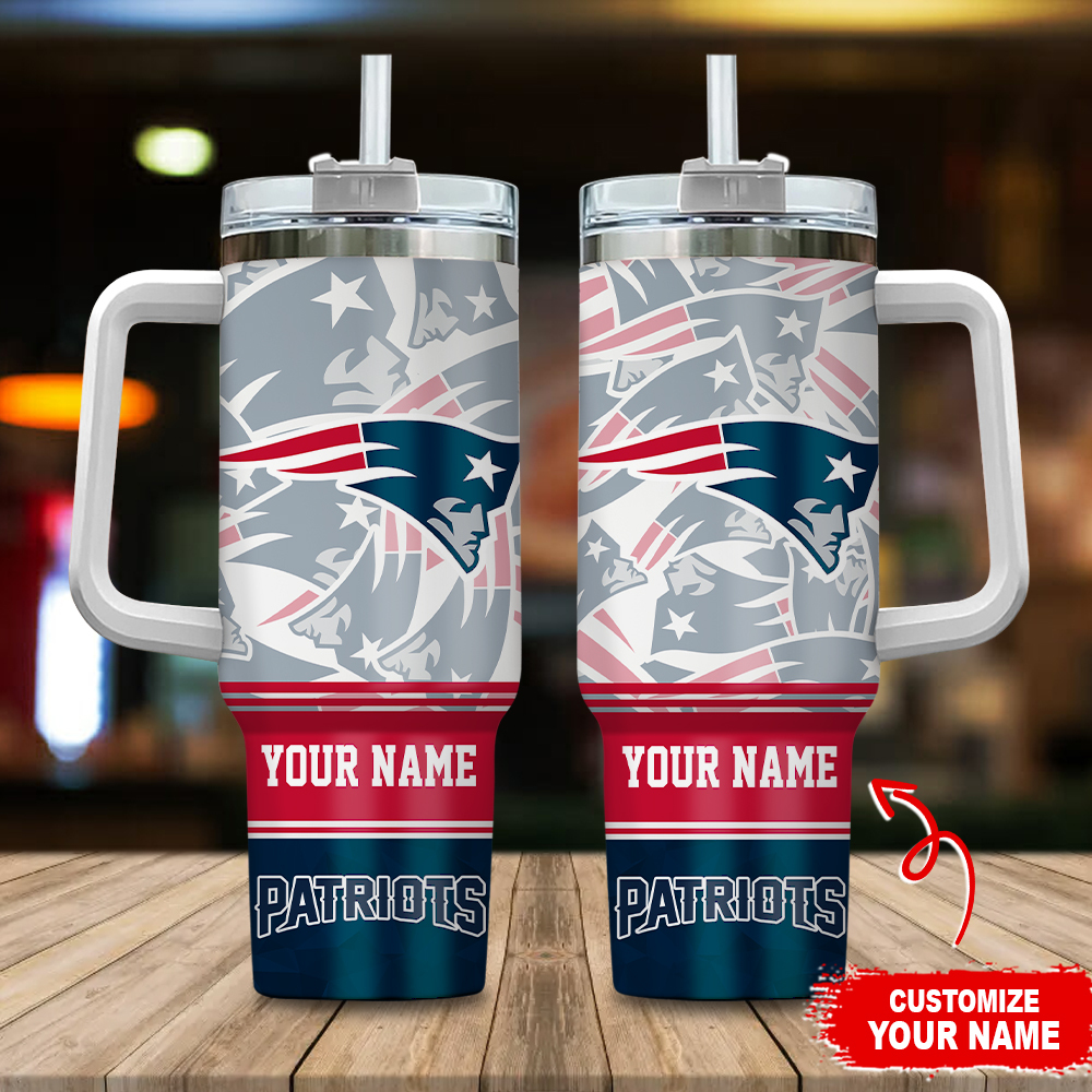New England Patriots NFL Custom Stanley Cup 40 oz 30 oz Tumbler With HandleTVC230168