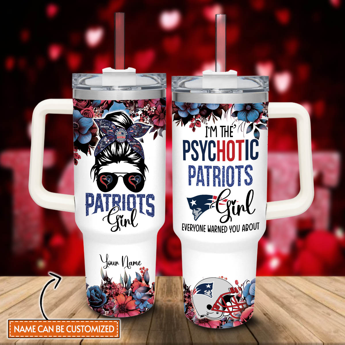 New England Patriots NFL Custom Stanley Cup 40 oz 30 oz Tumbler With HandleTVC2301811