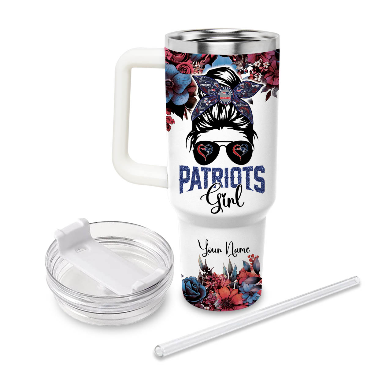 New England Patriots NFL Custom Stanley Cup 40 oz 30 oz Tumbler With HandleTVC2301811 - Image 3