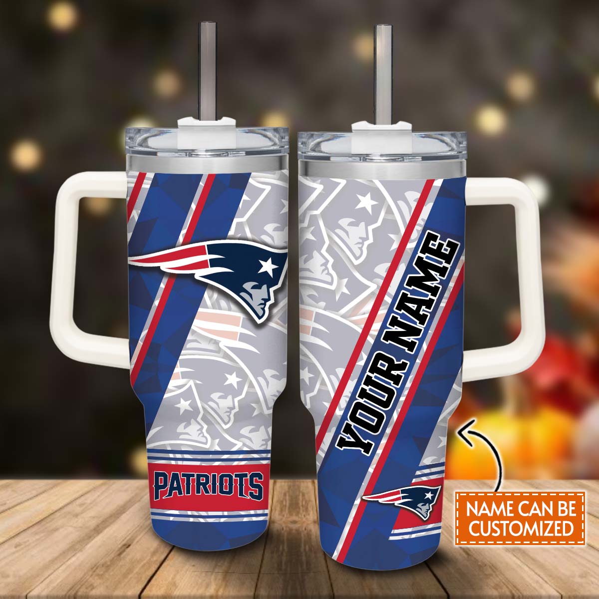 New England Patriots NFL Custom Stanley Cup 40 oz 30 oz Tumbler With HandleTVC2301813
