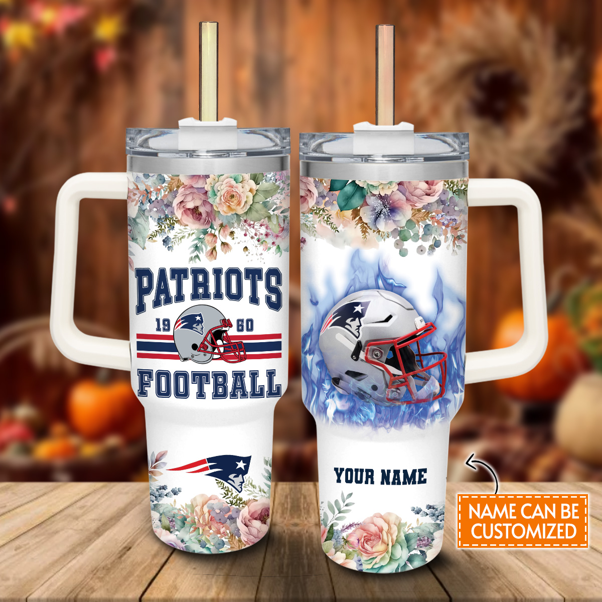 New England Patriots NFL Custom Stanley Cup 40 oz 30 oz Tumbler With HandleTVC2301815