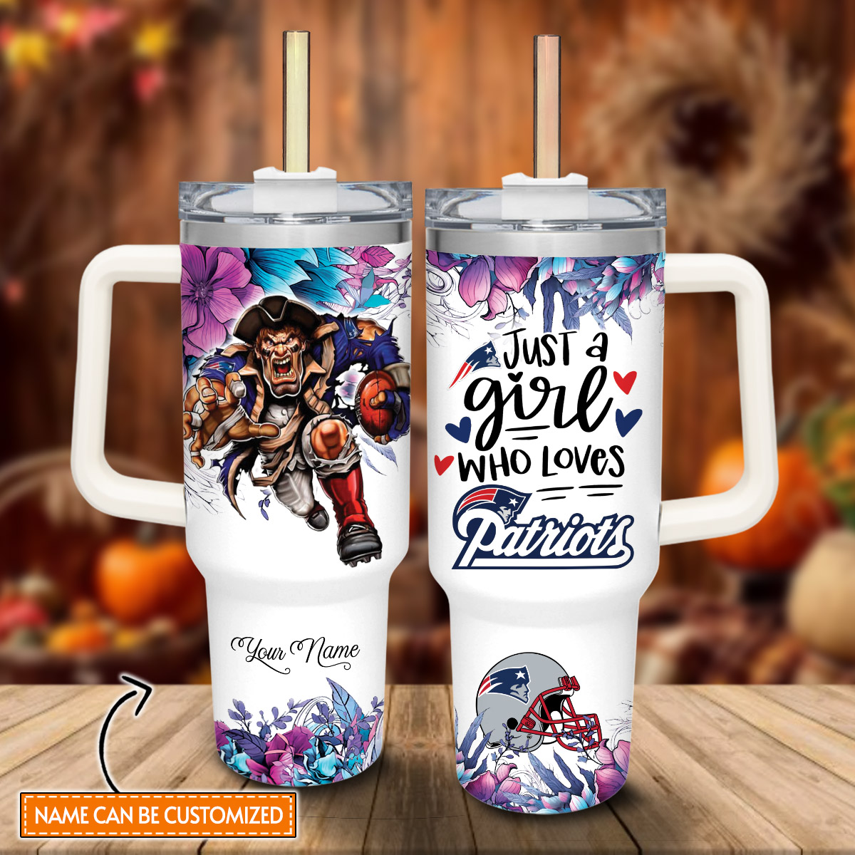 New England Patriots NFL Custom Stanley Cup 40 oz 30 oz Tumbler With HandleTVC2301815