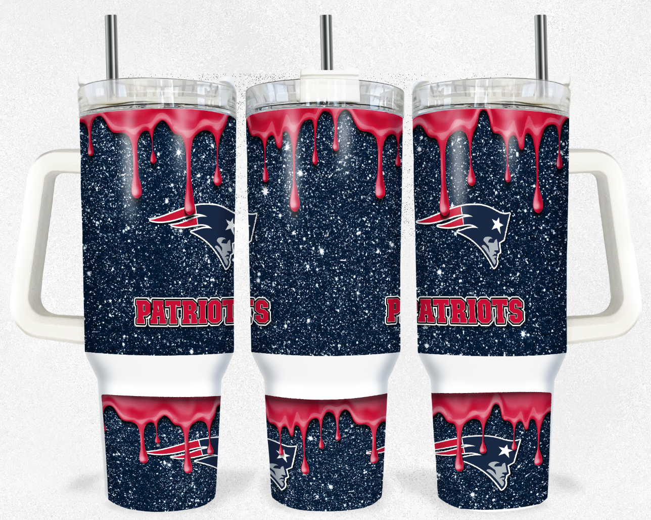 New England Patriots NFL Custom Stanley Cup 40 oz 30 oz Tumbler With HandleTVC230191
