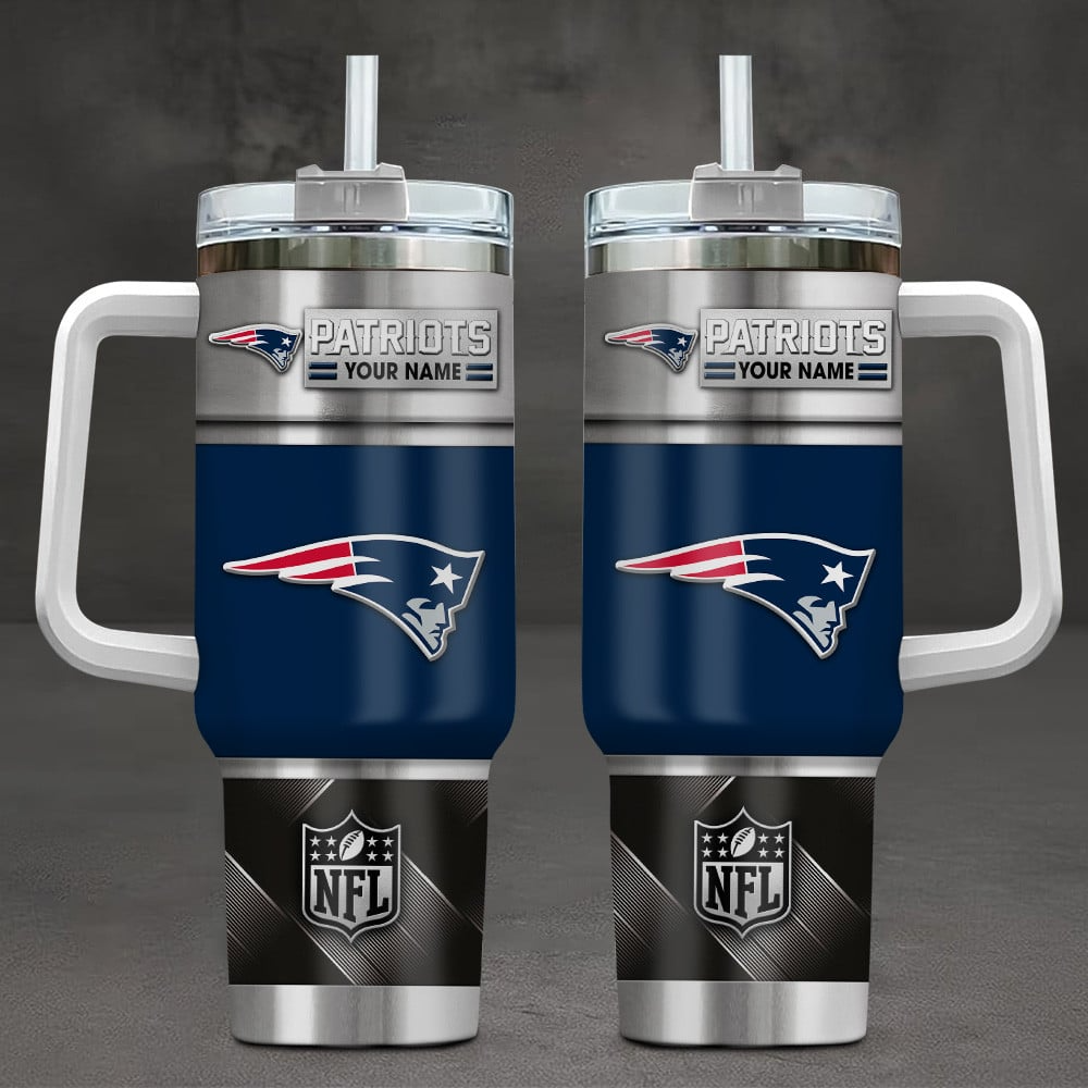 New England Patriots NFL Custom Stanley Cup 40 oz 30 oz Tumbler With HandleTVC230197