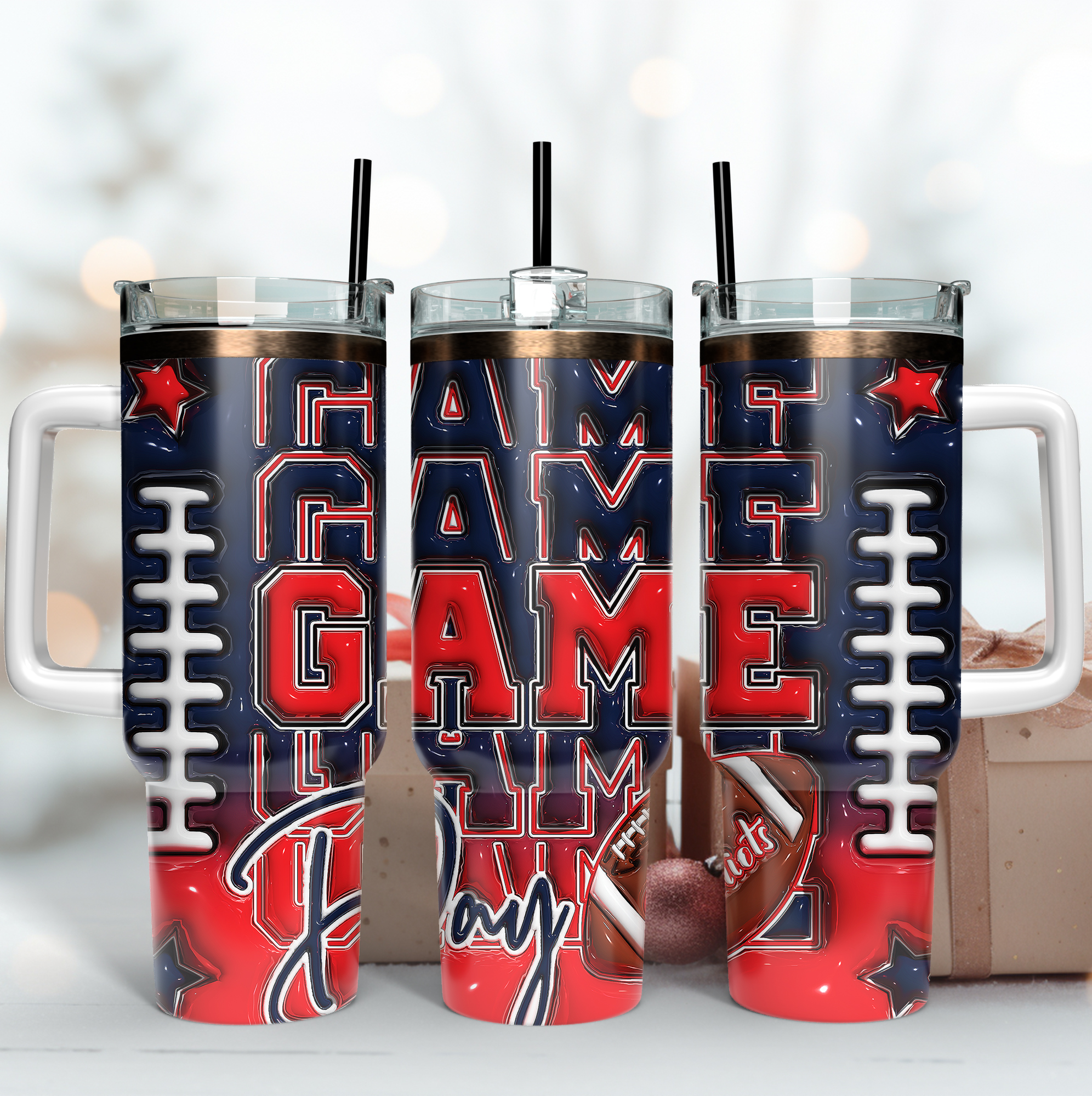 New England Patriots NFL Game Day Custom Stanley Cup 40 oz 30 oz Tumbler With HandleTVC2301166