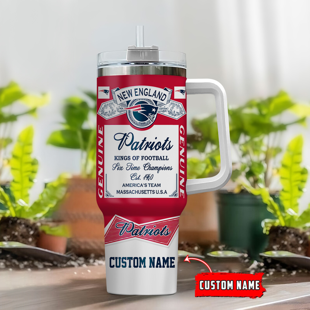 New England Patriots NFL Nutrition Facts Custom Stanley Cup 40 oz 30 oz Tumbler With HandleTVC2301122 - Image 2