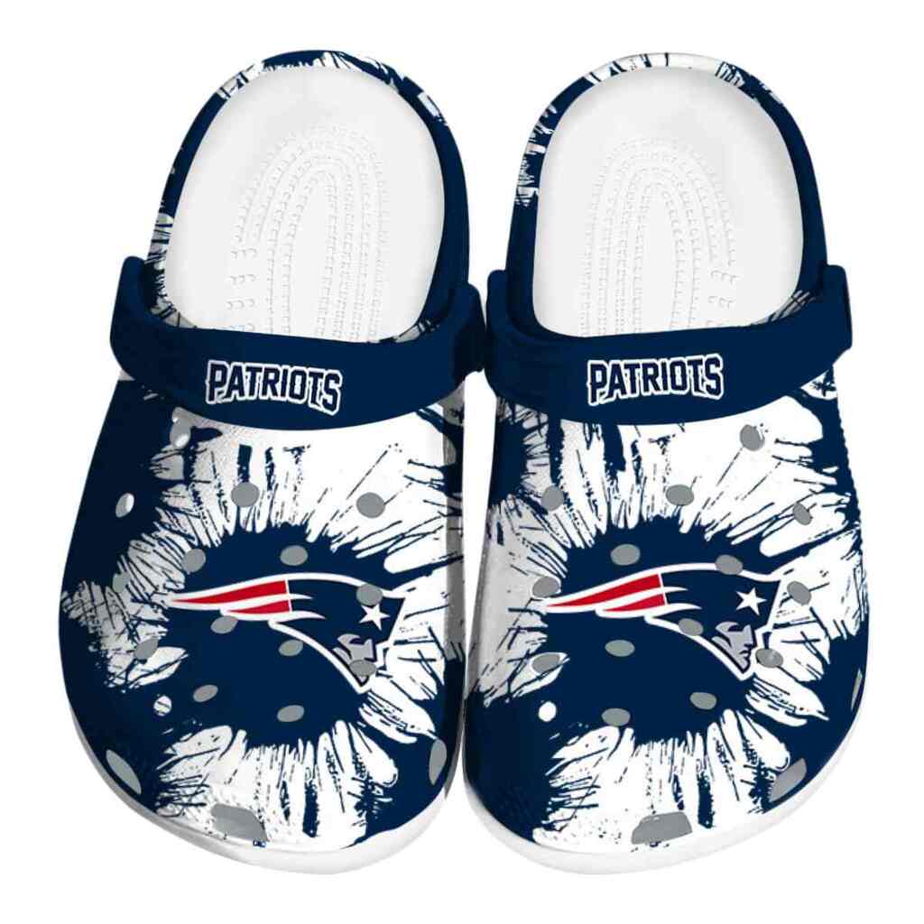 New England Patriots Splatter Graphics ClogTVC1801178