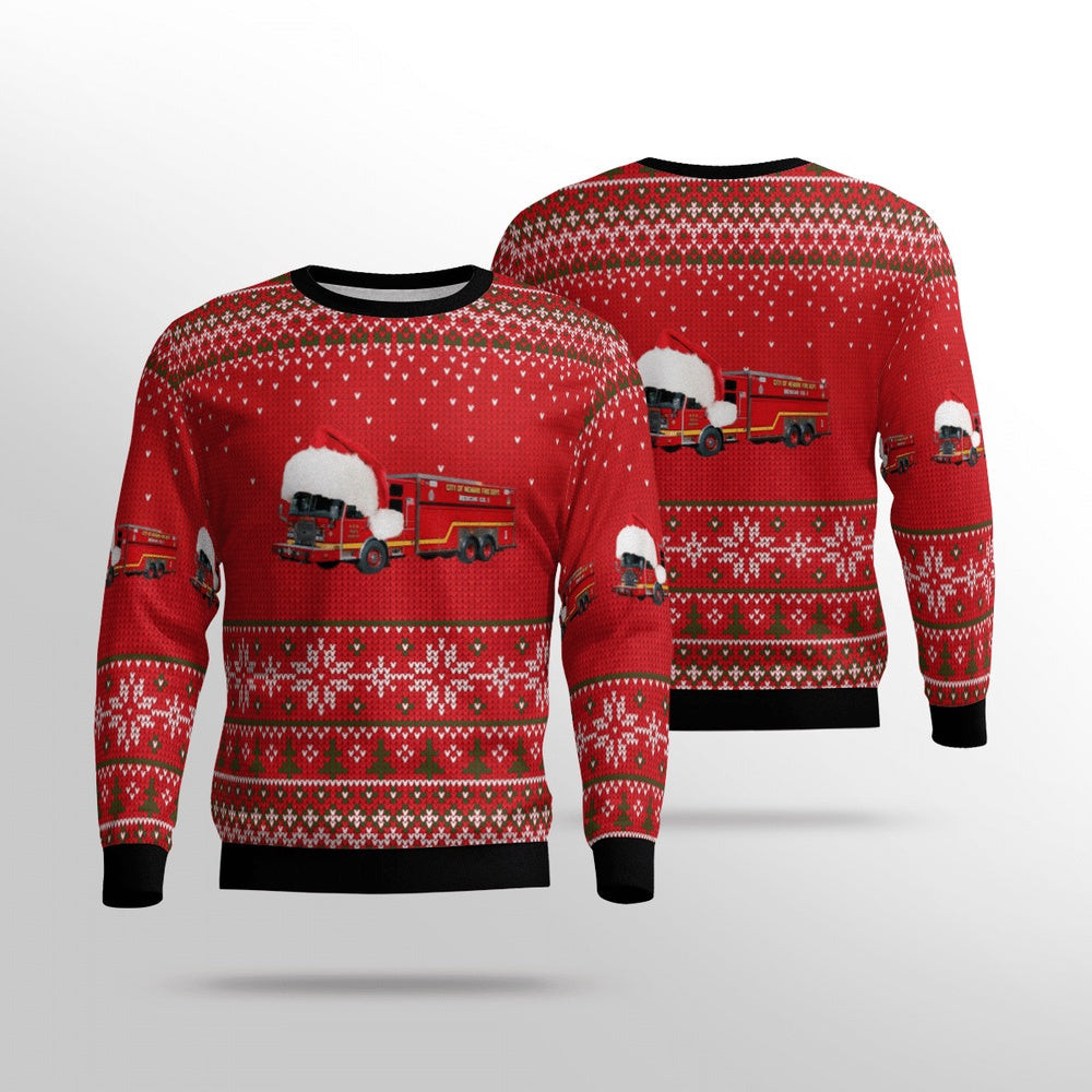 New Jersey Newark Fire Department Christmas Unisex Sweaters Gift For Christmas