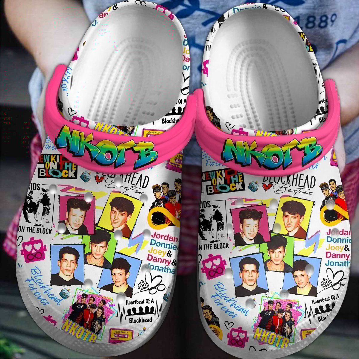 New Kids On The Block Music Crocs Crocband Clogs Shoes Comfortable For Men Women and Kids