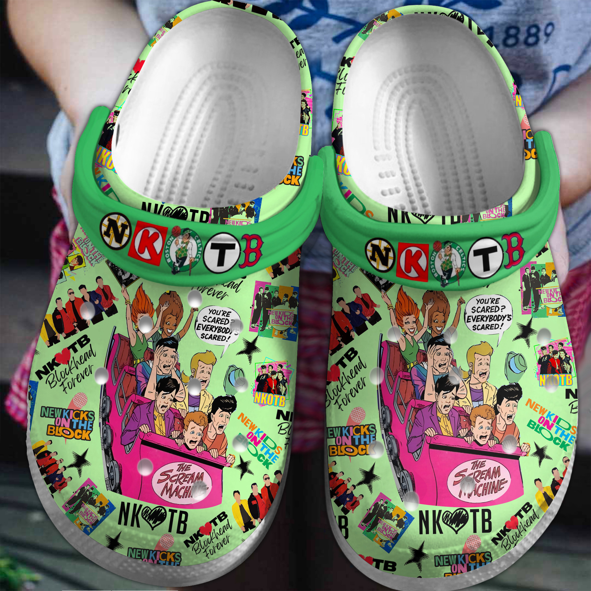New Kids On The Block Music Crocs Crocband Clogs Shoes Comfortable For Men Women and Kids