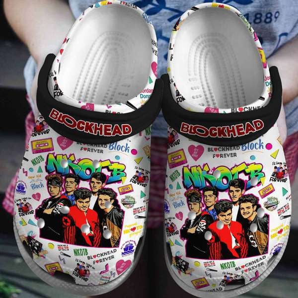 New Kids On The Block Music Crocs Crocband Clogs Shoes Comfortable For Men Women and Kids