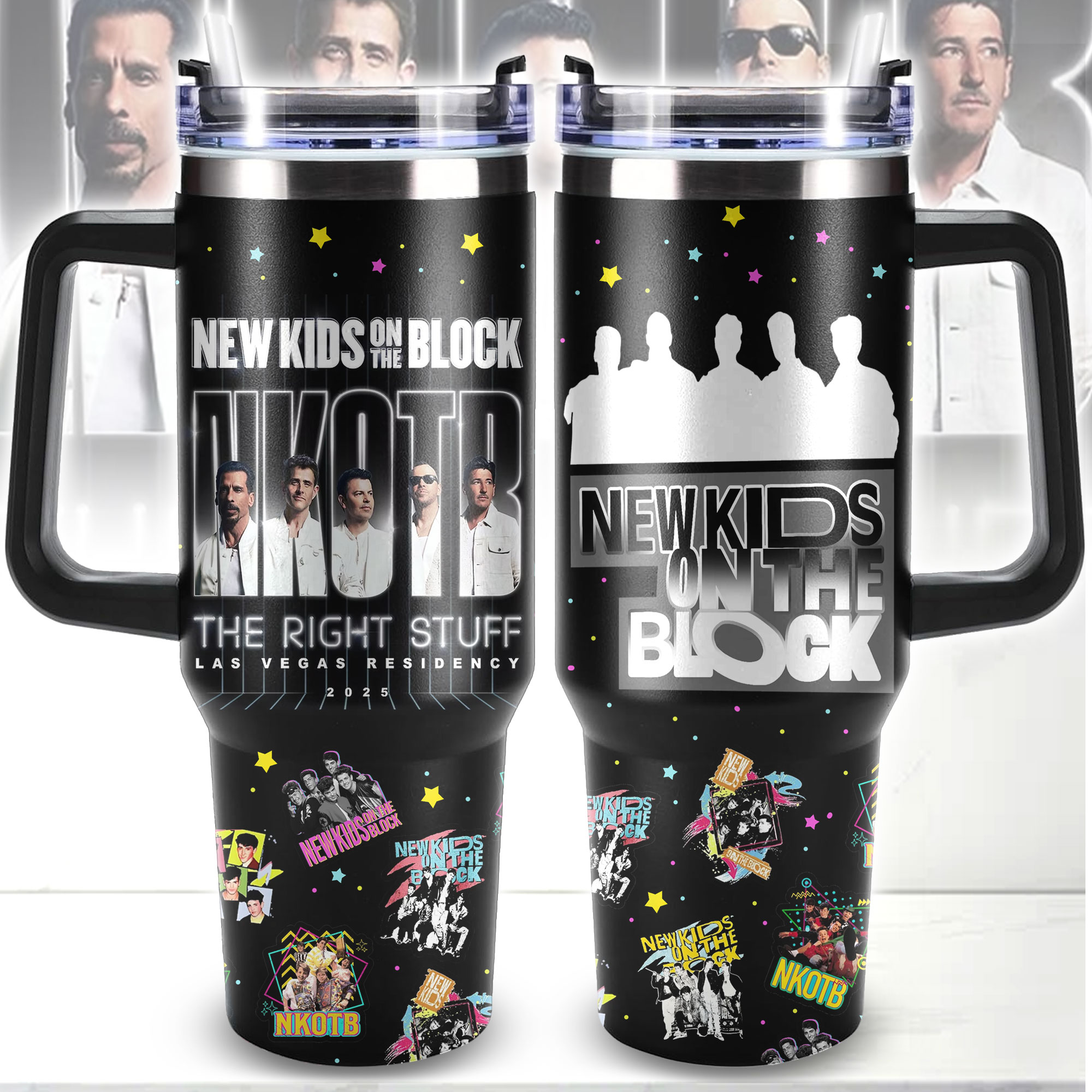New Kids on the Block Music Custom Stanley Cup 40 oz 30 oz Tumbler With HandleTVC2301177