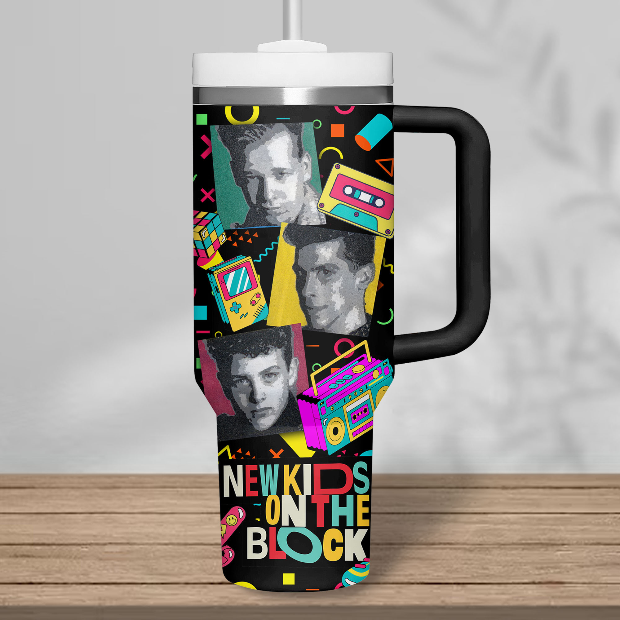 New Kids on the Block Music Custom Stanley Cup 40 oz 30 oz Tumbler With HandleTVC2301182 - Image 3