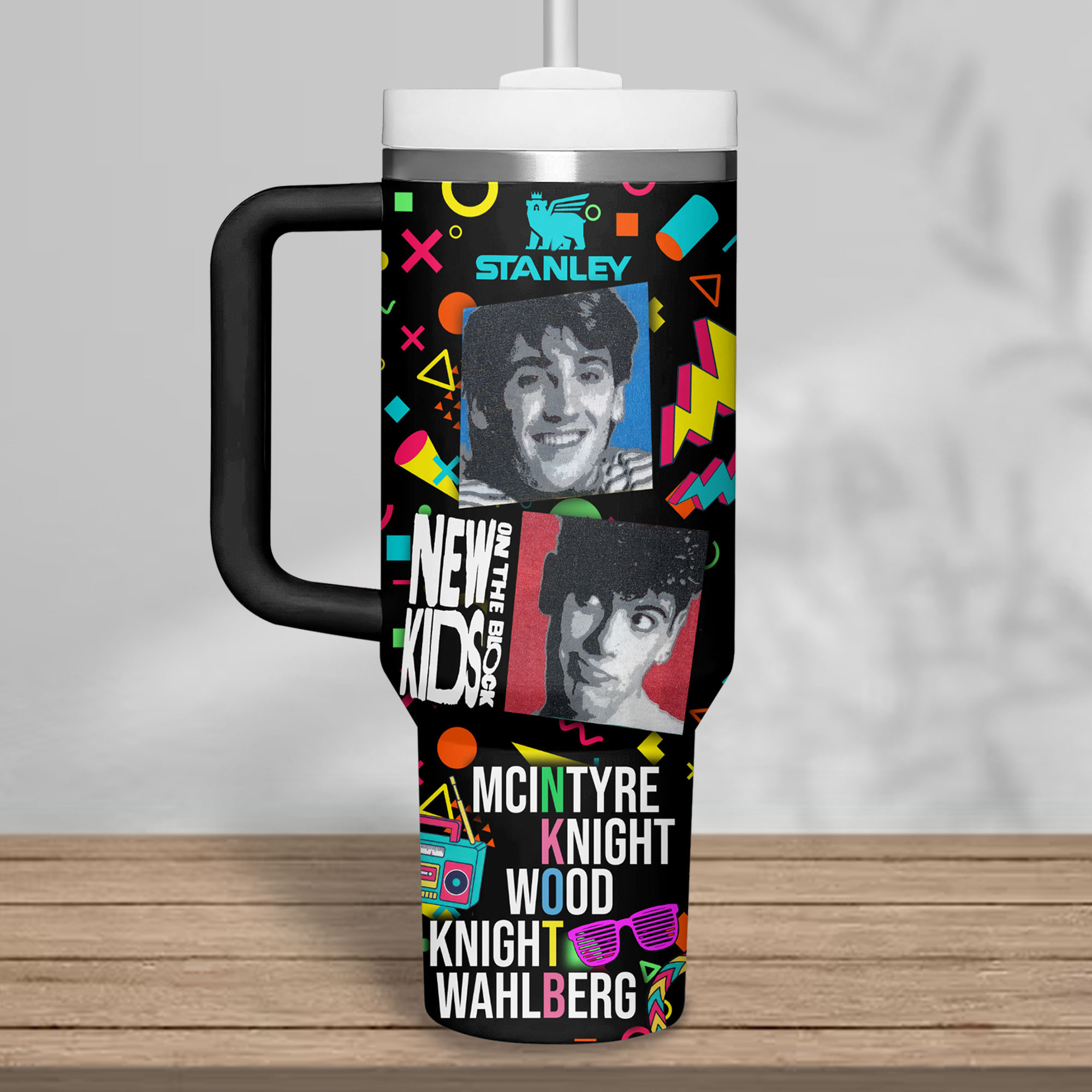 New Kids on the Block Music Custom Stanley Cup 40 oz 30 oz Tumbler With HandleTVC2301182 - Image 4