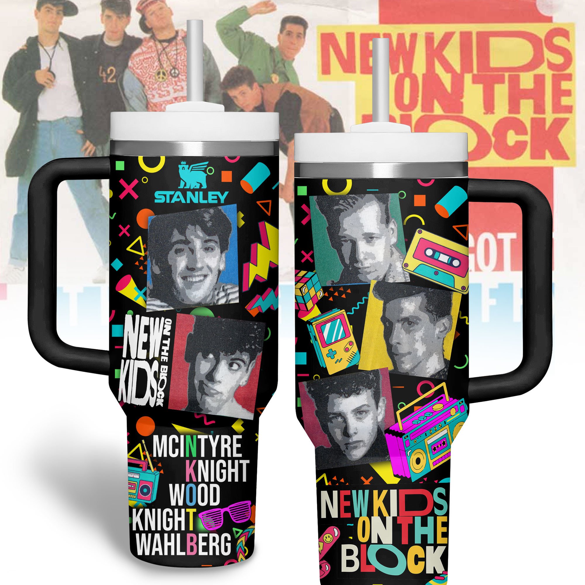 New Kids on the Block Music Custom Stanley Cup 40 oz 30 oz Tumbler With HandleTVC2301182