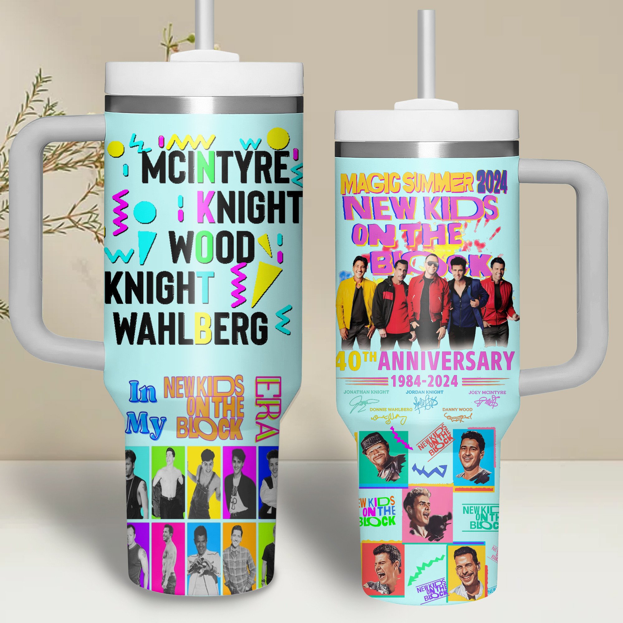 New Kids On The Block Music Custom Stanley Cup 40 oz 30 oz Tumbler With HandleTVC2301507