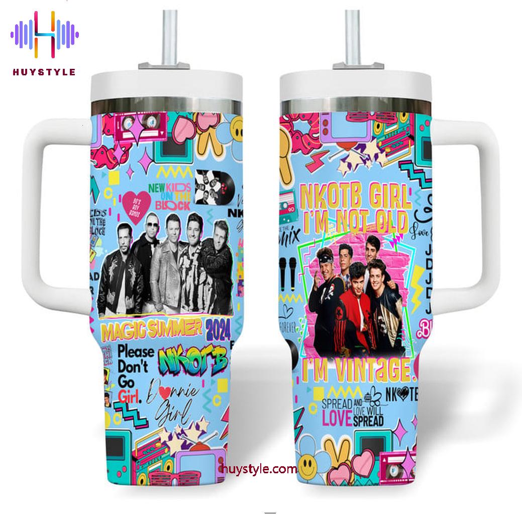 New Kids On The Block Music Custom Stanley Cup 40 oz 30 oz Tumbler With HandleTVC2301697