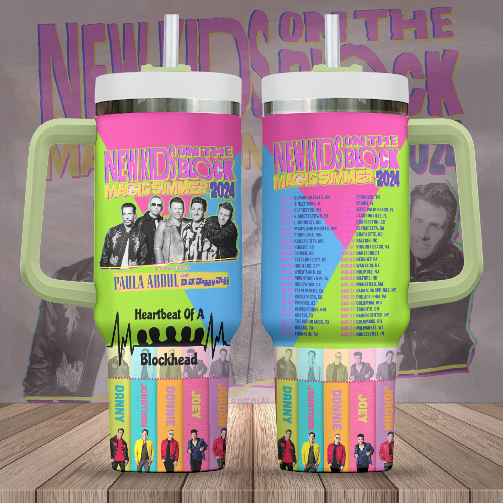 New Kids On The Block Music Custom Stanley Cup 40 oz 30 oz Tumbler With HandleTVC2301719