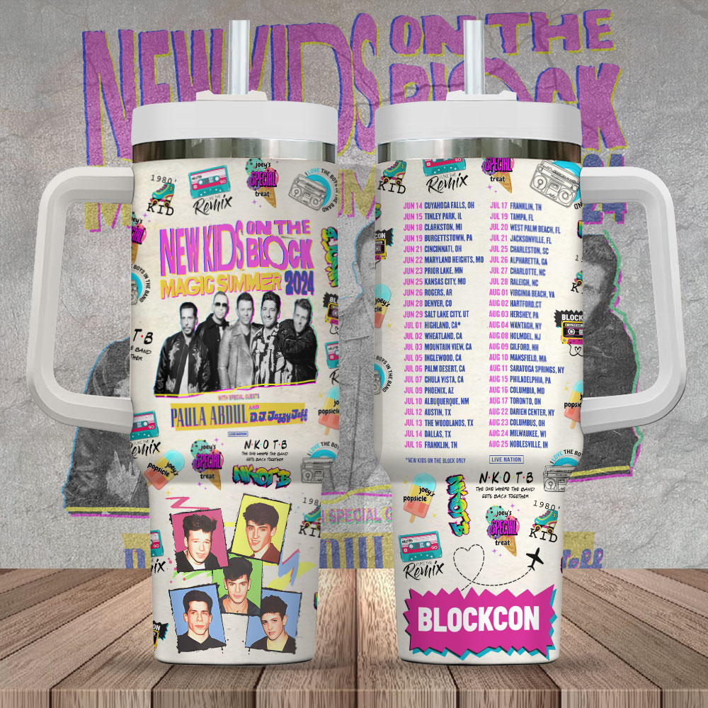 New Kids On The Block Music Custom Stanley Cup 40 oz 30 oz Tumbler With HandleTVC2301719
