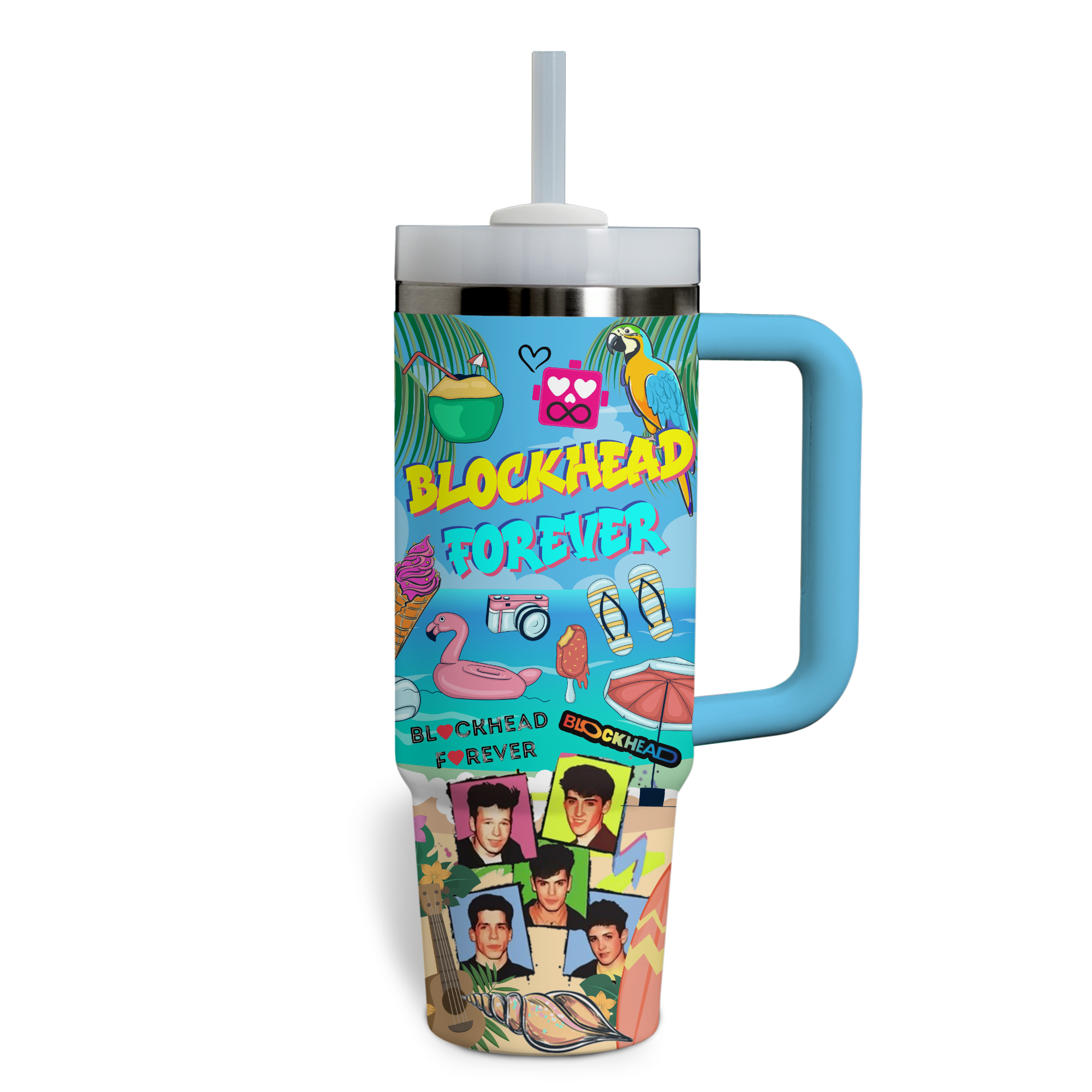 New Kids On The Block Music Custom Stanley Cup 40 oz 30 oz Tumbler With HandleTVC2301772 - Image 3