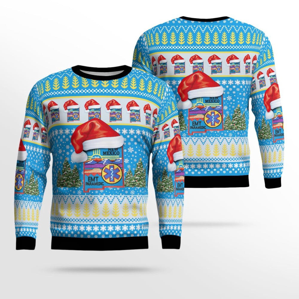 New Mexico EMT Christmas Ugly Sweater Christmas Unisex Sweaters Gift For Christmas