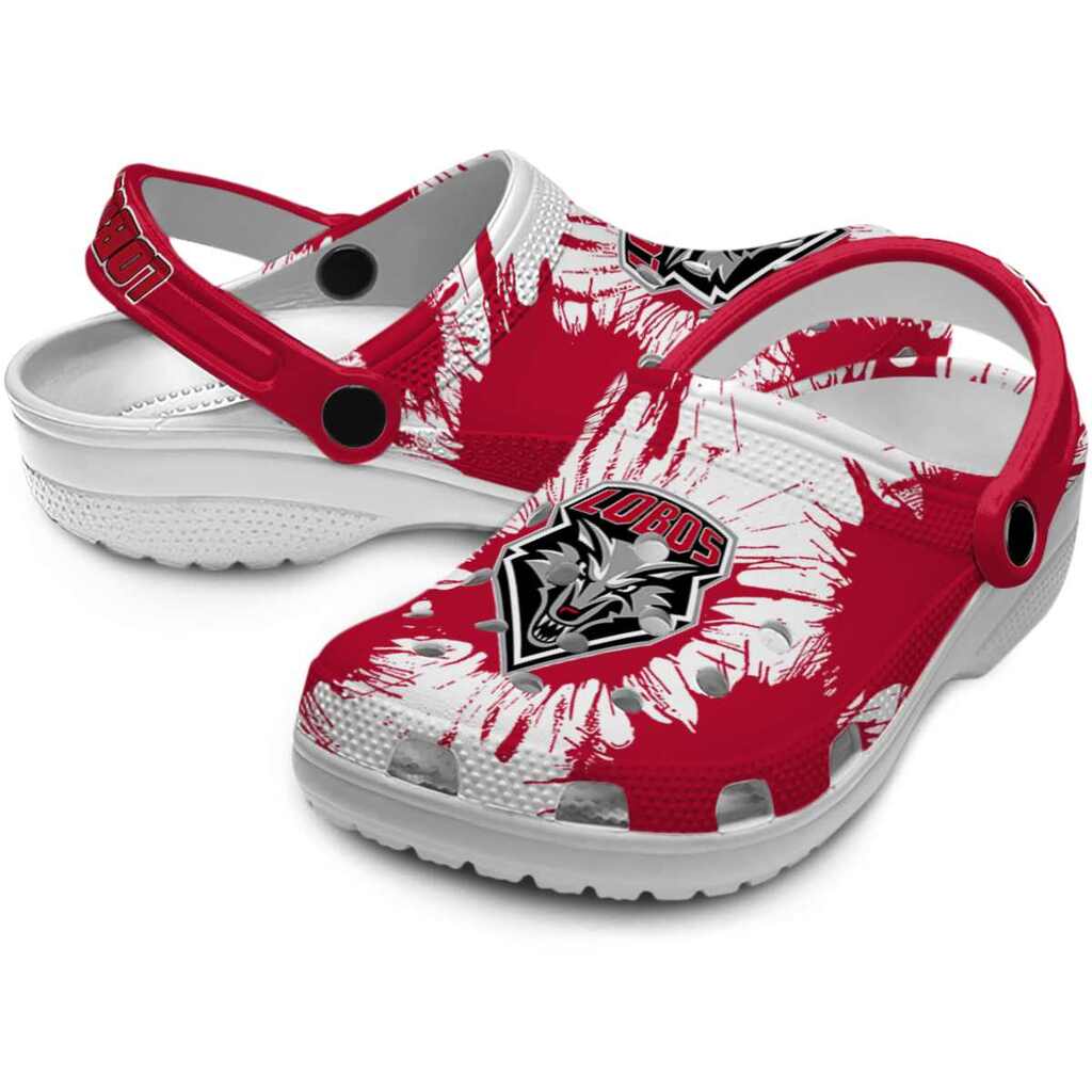 New Mexico Lobos Splatter Graphics ClogTVC1801711 - Image 3