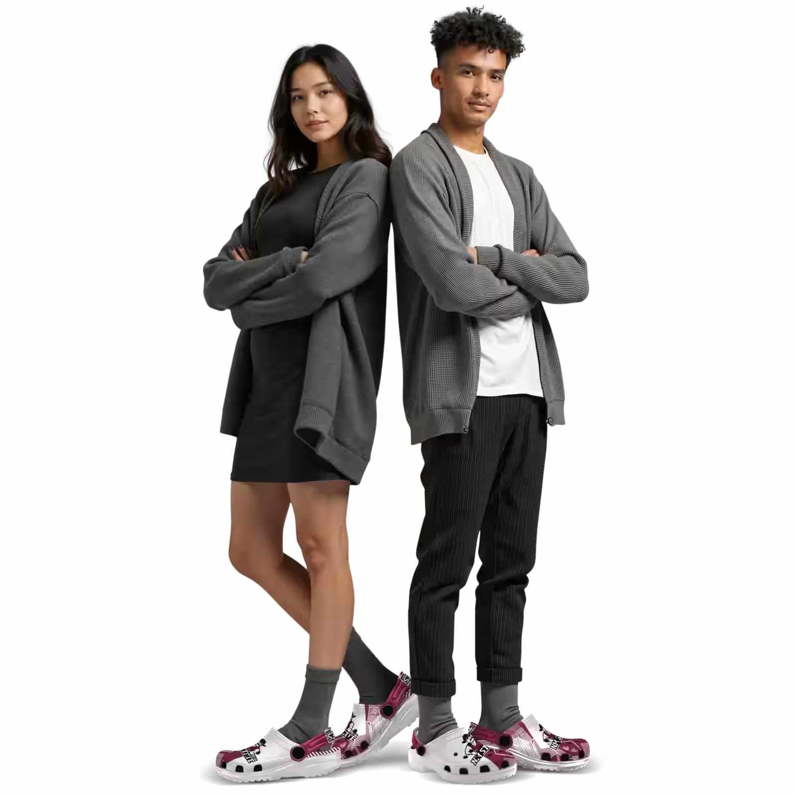 New Mexico State Aggies Geometric Background ClogTVC1801818 - Image 7