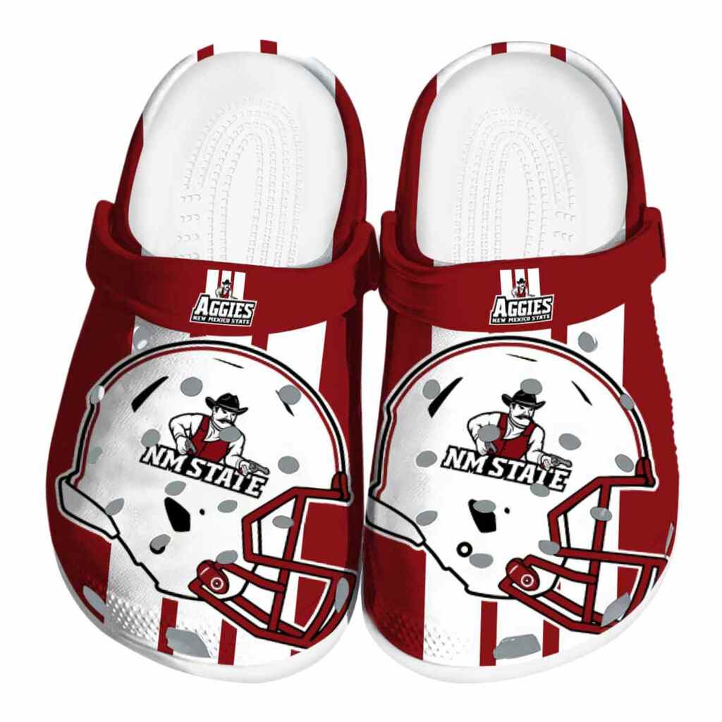 New Mexico State Aggies Helmet Stripes ClogTVC1801783