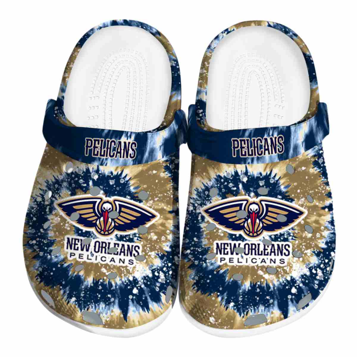 New Orleans Pelicans NBA Sport Crocs Crocband Clogs Shoes Comfortable For Men Women and Kids