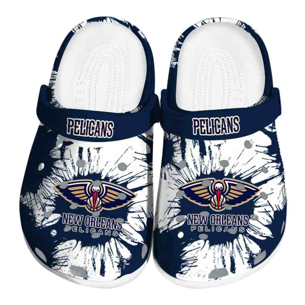 New Orleans Pelicans Splatter Graphics ClogTVC1801736