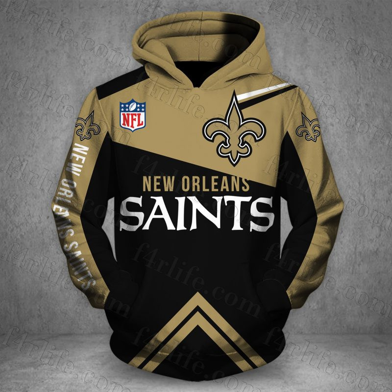 New Orleans Saints 3D All Over Print Hoodie, Zip Hoodie
