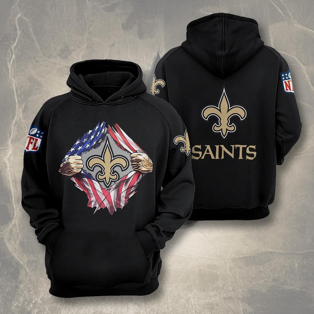 New Orleans Saints 3D All Over Print Hoodie, Zip Hoodie