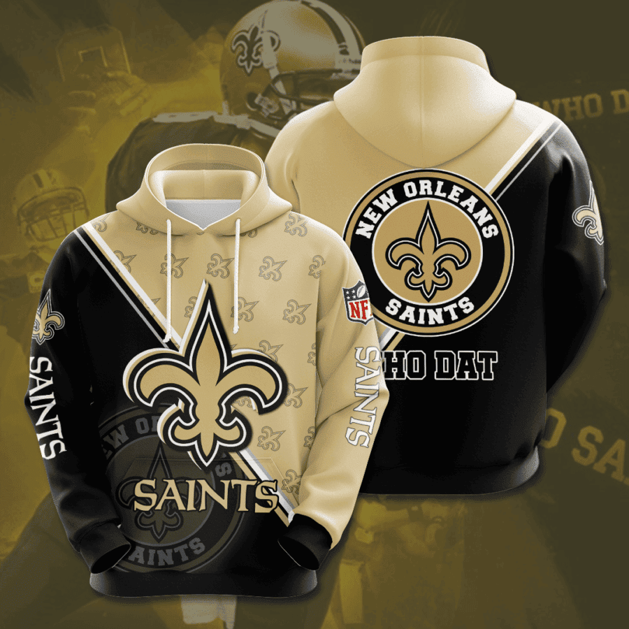 New Orleans Saints 3D All Over Print Hoodie, Zip Hoodie