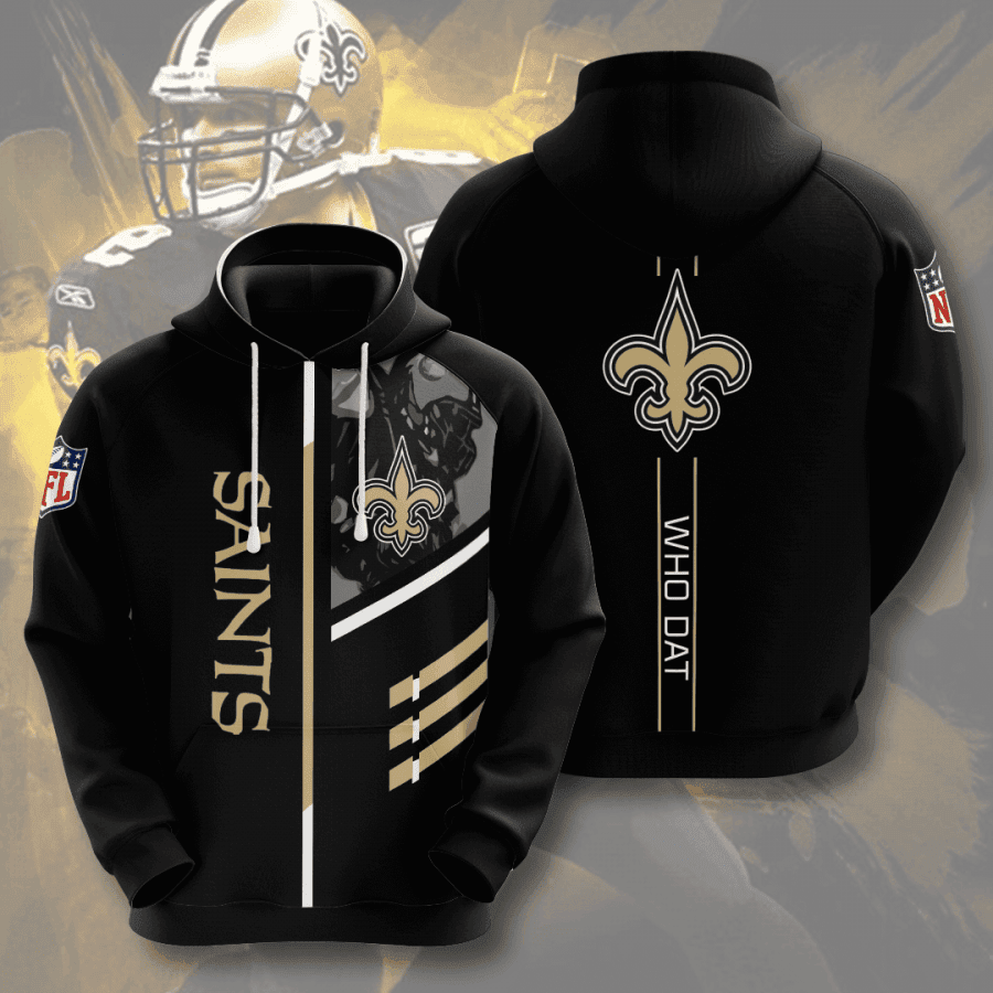 New Orleans Saints 3D All Over Print Hoodie, Zip Hoodie
