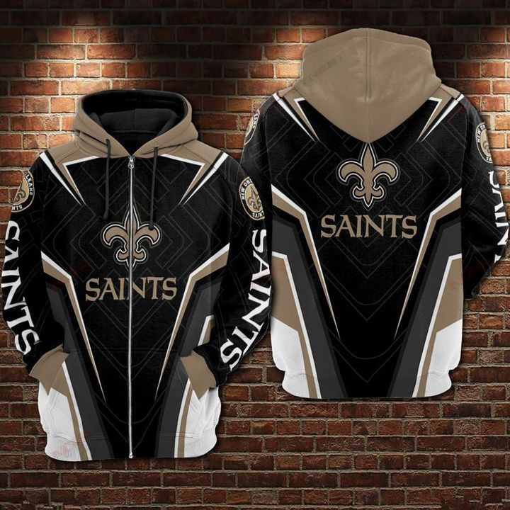 New Orleans Saints 3D All Over Print Hoodie, Zip Hoodie