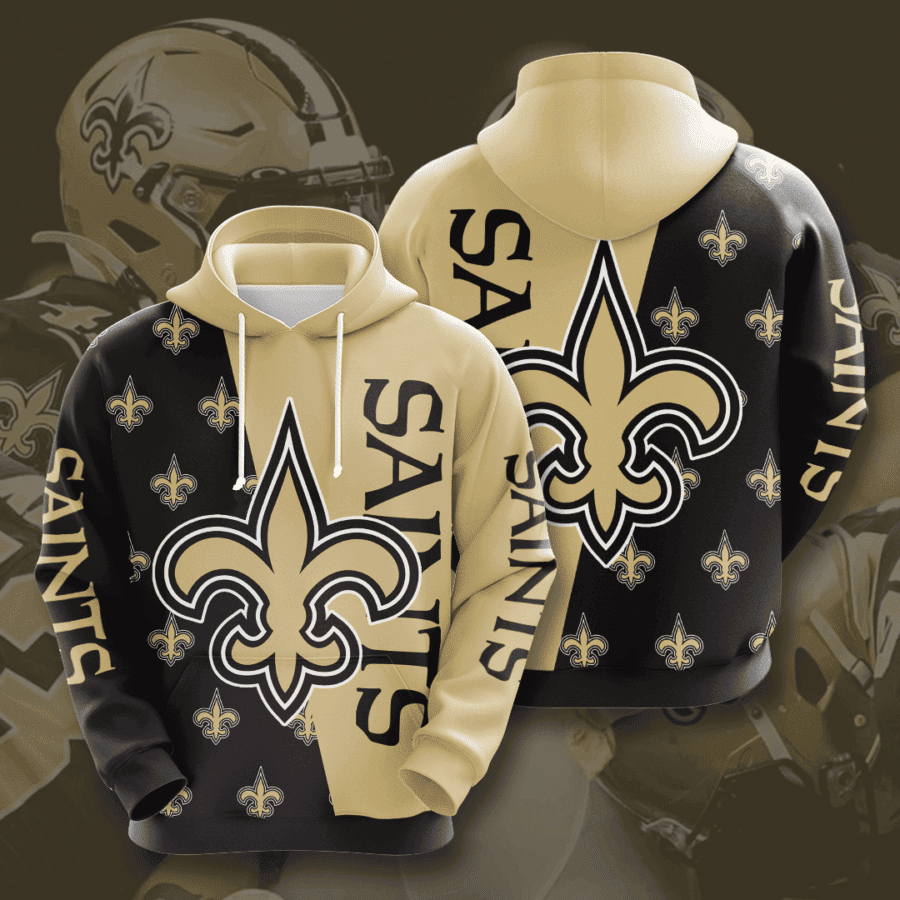 New Orleans Saints 3D All Over Print Hoodie, Zip Hoodie